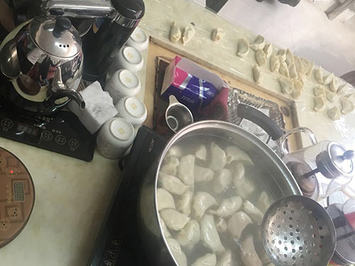 綠多公司活動(dòng)包餃子